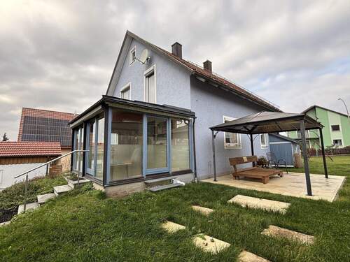 Wohnhaus, Wintergarten, Terrasse - 6 Zimmer Einfamilienhaus zum Kaufen in Oberviechtach
