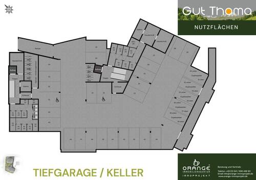 Gut Thomas - Tiefgarage u. Keller - 
