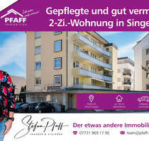 Zuhause ankommen in Singen-Süd in der Feldstr.! Gepflegte und gut vermietete 2 Zi.-Wohnung