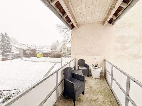 Nordwest-Balkon / Zugang von der Küche - 