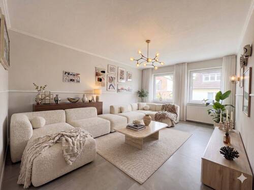 Wohnzimmer - Bsp. KI - 3 Zimmer Etagenwohnung zum Kaufen in Bonn