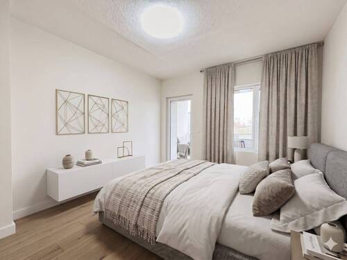 Schlafzimmer - Bsp. KI - Etagenwohnung mit 71,50 m&sup2; in Bonn zum Kaufen