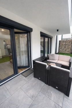 Terrasse Zugang Wohnzimmer - 