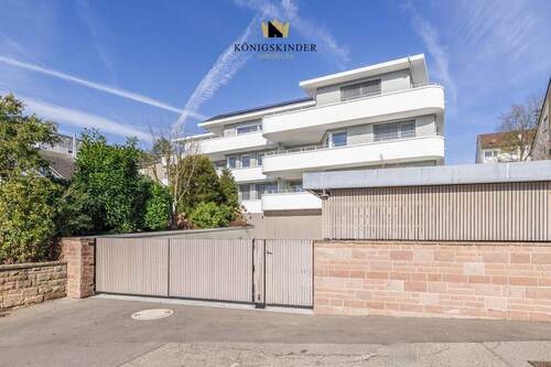 Außenansicht - Erstbezug nach Neubau! Hochwertig ausgestattete, großräumige Wohnung im schönen Marbach