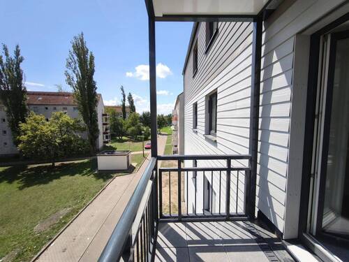 Balkon - 4 Zimmer Etagenwohnung in Merseburg