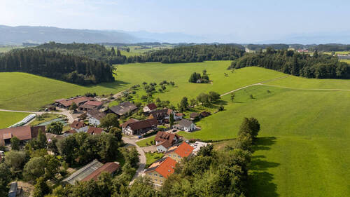 Drohnenbild - 9 Zimmer Doppelhaushälfte zum Kaufen in Wangen im Allgäu / Neuravensburg