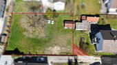 Grundstück_markiert - Teilbares Grundstück in ruhiger Lage im Ingolstädter Süden