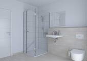 Bad mit ebenerdiger Dusche - 
