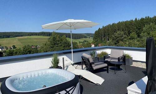 Dachterrasse mit herrlicher Aussicht - 