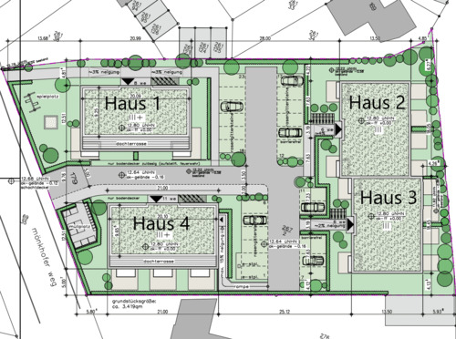 Lageplan nummeriert - 