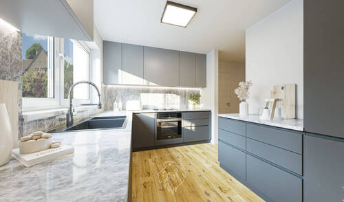 Küche - 3 Zimmer Etagenwohnung zum Kaufen in Wertheim/Grünenwört