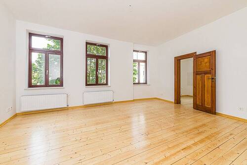 Wohn-Schlafbereich - Charmantes Wohnen - 42 m² im Altbau mit Komfort