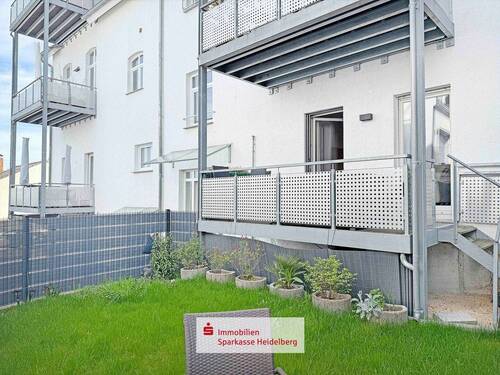 Garten - Moderne, sanierte 3-Zi.-ETW mit eigenem Gartenanteil, Balkon u. Stellplatz in Rauenberg-Malschenberg