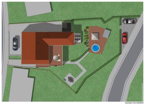 Draufsicht - 7 Zimmer Einfamilienhaus in Wadern