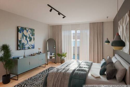 Beispielwohnung Schlafzimmer - 3 Zimmer Etagenwohnung zum Kaufen in Berlin