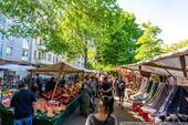 Wochenmarkt am Paul-Lincke-Ufer - 