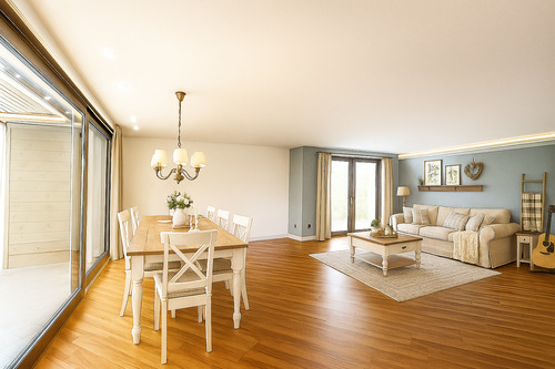 Wohnzimmer Landhausstil (KI generiert) - Einfamilienhaus mit 334,00 m² in Calw zum Kaufen