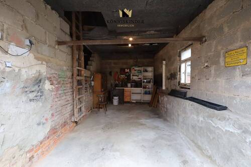 Die Garage in der Scheune... - 