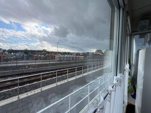 Blick zu den Schienen - 