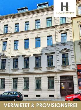 Straßenansicht Gebäude - 2 Zimmer Etagenwohnung zum Kaufen in Leipzig