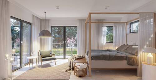 Schlafzimmer - 5 Zimmer Bungalow zur Miete in Witzenhausen