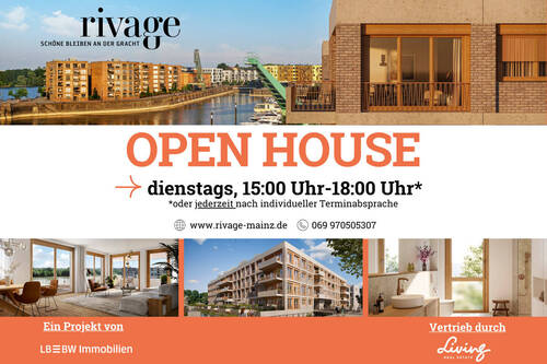 RIVAGE Open House - 3 Zimmer Etagenwohnung zum Kaufen in Mainz
