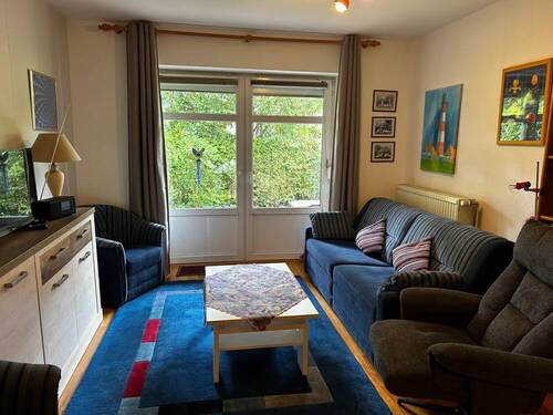 Wohnzimmer - 2 Zimmer Etagenwohnung zum Kaufen in Wittmund / Carolinensiel