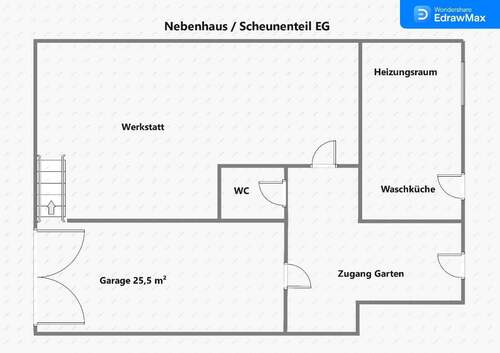Nebenhaus-Scheune EG - 