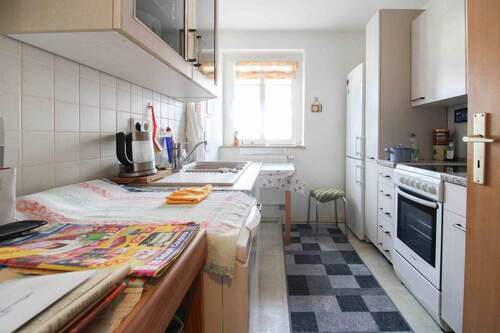 Blick in die Küche - 