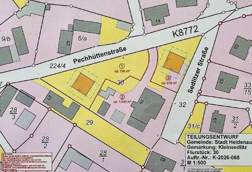 Teilungsplan - 