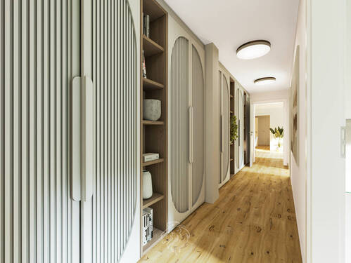 Flur/Ankleide - 4 Zimmer Etagenwohnung in Wertheim / Grünenwört