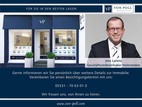 Kontaktieren Sie uns ruhig! - 4 Zimmer Etagenwohnung zum Kaufen in Holzminden