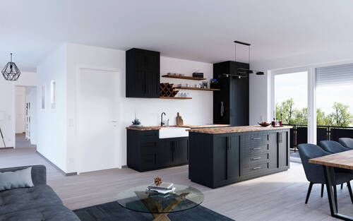 Innenperspektive - Exklusiv, modern und komfortabel - Ihre neue Zwei-Zimmer-Erdgeschosswohnung in Melle