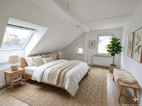 Beispiel Schlafzimmer - 2 Zimmer Etagenwohnung in Biesenthal