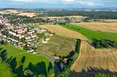 Blick auf das Baugebiet - 
