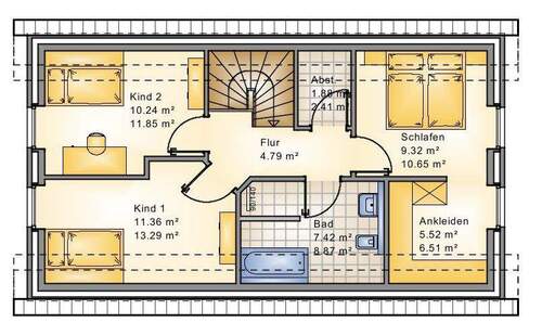 Dachgeschoss - Einfamilienhaus mit 110,00 m² in Oldenburg / Bümmerstede zum Kaufen