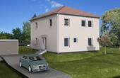 Hausbeispiel Straßenseite - 4 Zimmer Einfamilienhaus zum Kaufen in Weinböhla