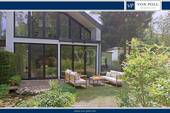 Garten - Modernes Design mit Bootssteg - Stylisches Reihenendhaus am kleinen Wannsee