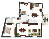 Grundriss Obergeschoss - 
