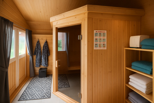 Sauna
- 