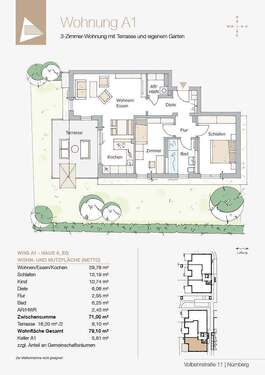 Gartenwohnung, ideal zum Umstieg - 