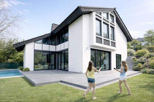 Aussen - Charmantes Haus in Bredeney - Blick ins Grüne!