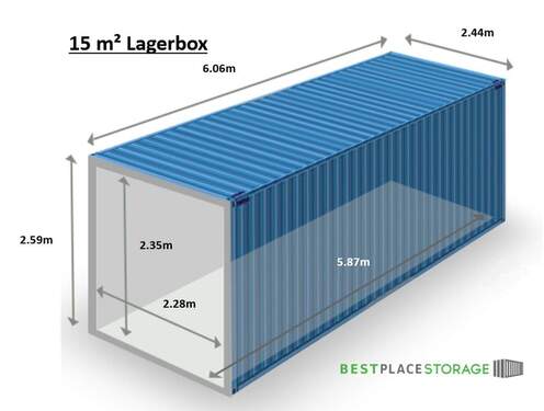 Container Masse 15 m² - 