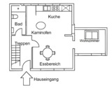 Grundriss Wohnen - 