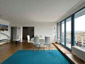 Wohnzimmer - 4 Zimmer Etagenwohnung zur Miete in Liederbach am Taunus