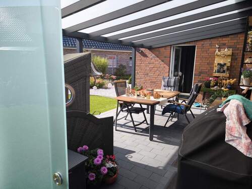 Seiteneingang Glastür Terrasse - 