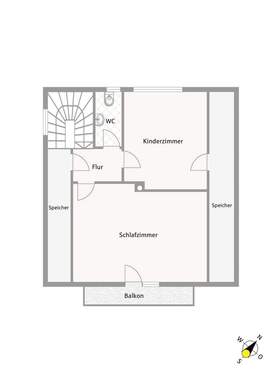 Einfamilienhaus 1. Obergeschoss - 