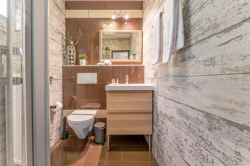 Badezimmer EG - Doppelhaushälfte mit 75,00 m&sup2; in Zandt zum Kaufen