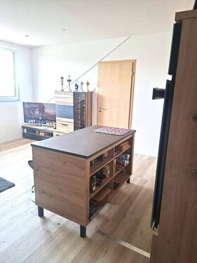 Wohn-Kochbereich.JPG - 2 Zimmer Etagenwohnung in Bidingen