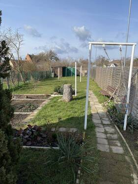 Garten - 3 Zimmer Reihenendhaus in Bernburg